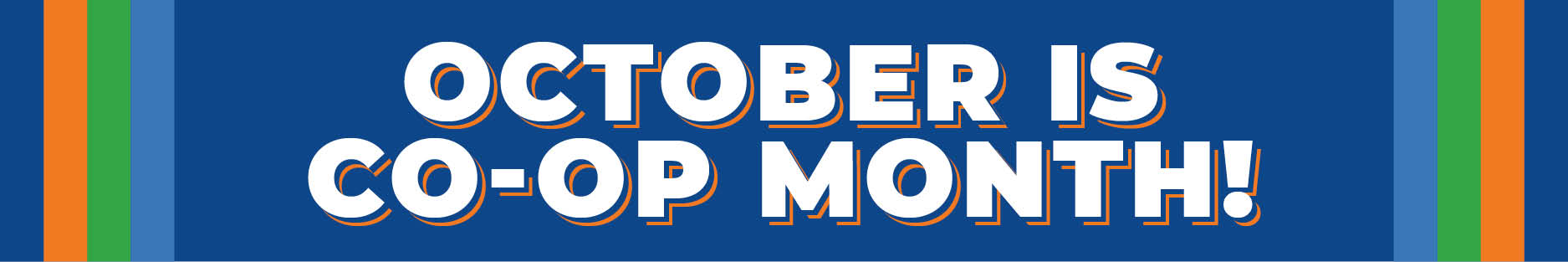 October is Co-op Month